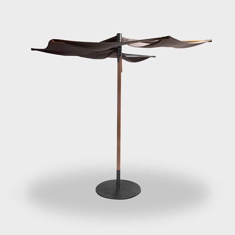 OM WOOD Parasol redondo